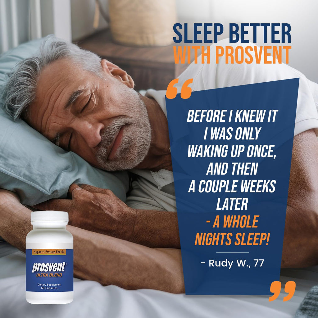 Prosvent Advanced Prostate Support Ultra - Natural Supplement with Saw Palmetto, Pygeum, Lycopene, Stinging Nettle, Beta Sitosterol, Cranberry and More to Ease Urinary Frequency & Urgency (60 Count)