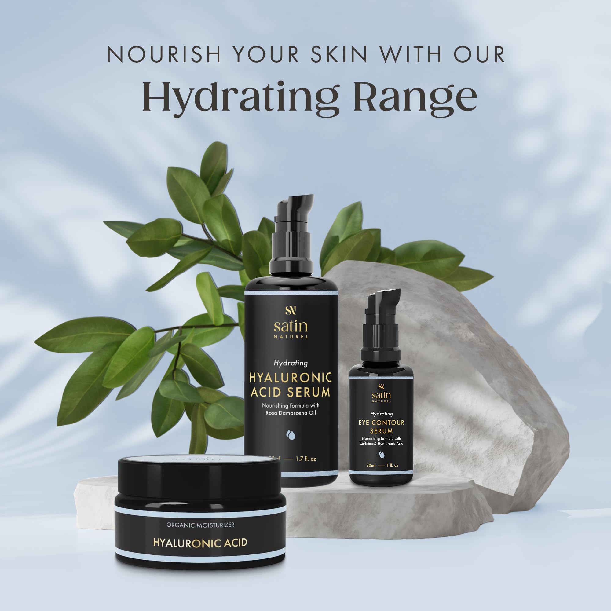 Satin Naturel Eye Cream with Hyaluronic Acid, Taurine & Vitamin E 30 ml