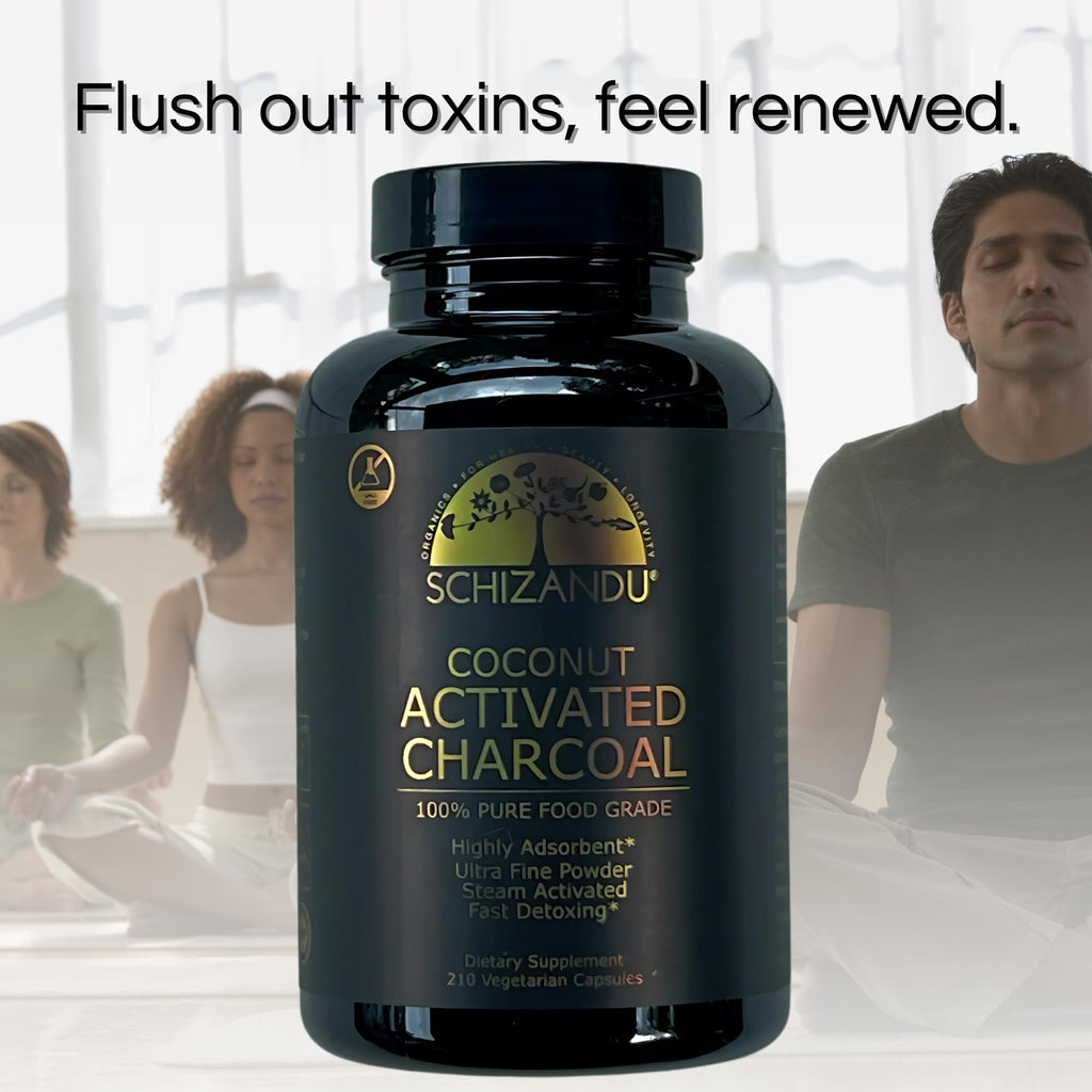 Activated Charcoal Powder, Food Grade Detox, Non GMO Veggie Capsules, for Detoxification,Teeth Whitening, Digestive System,to Prevent Hangover,Vegan,Free Bonus eBook Guide