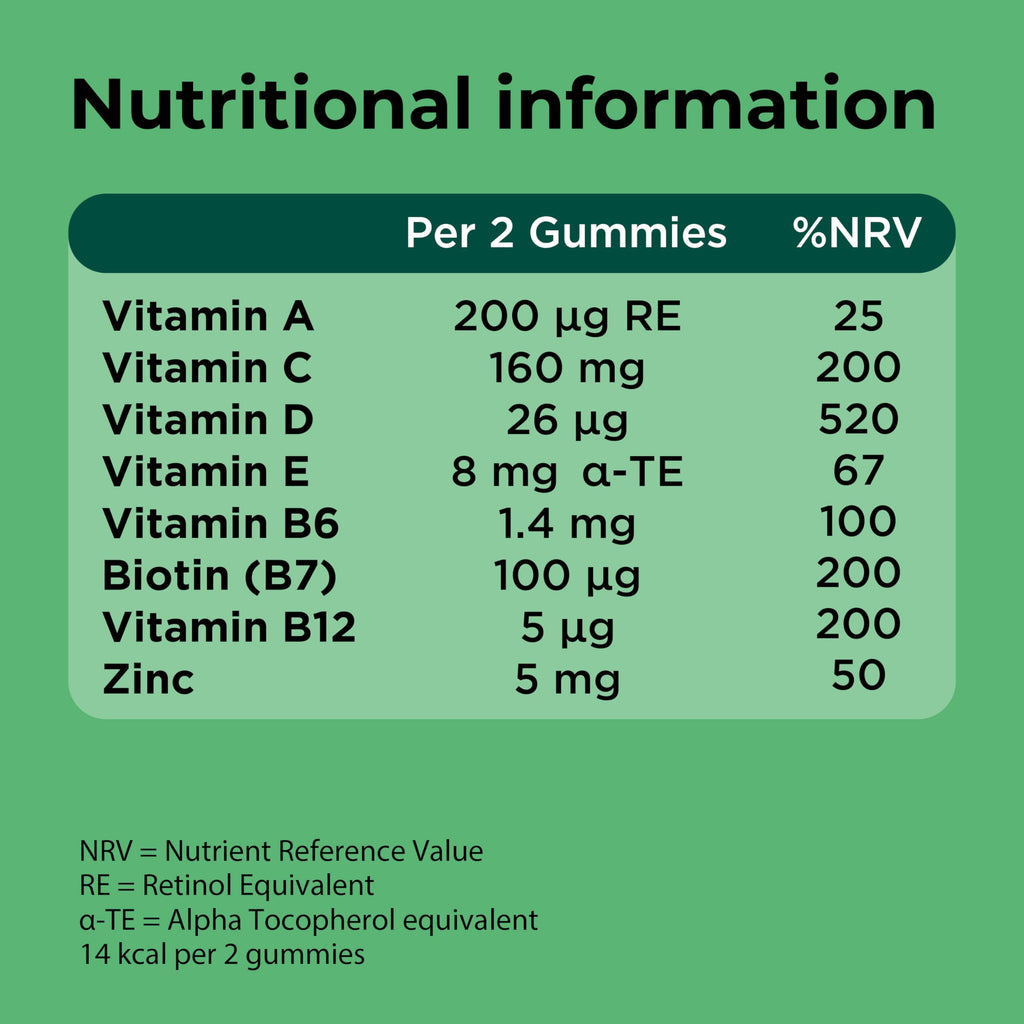 Berocca Immuno Multivitamin Gummies, Orange Flavour, 60 Gummies