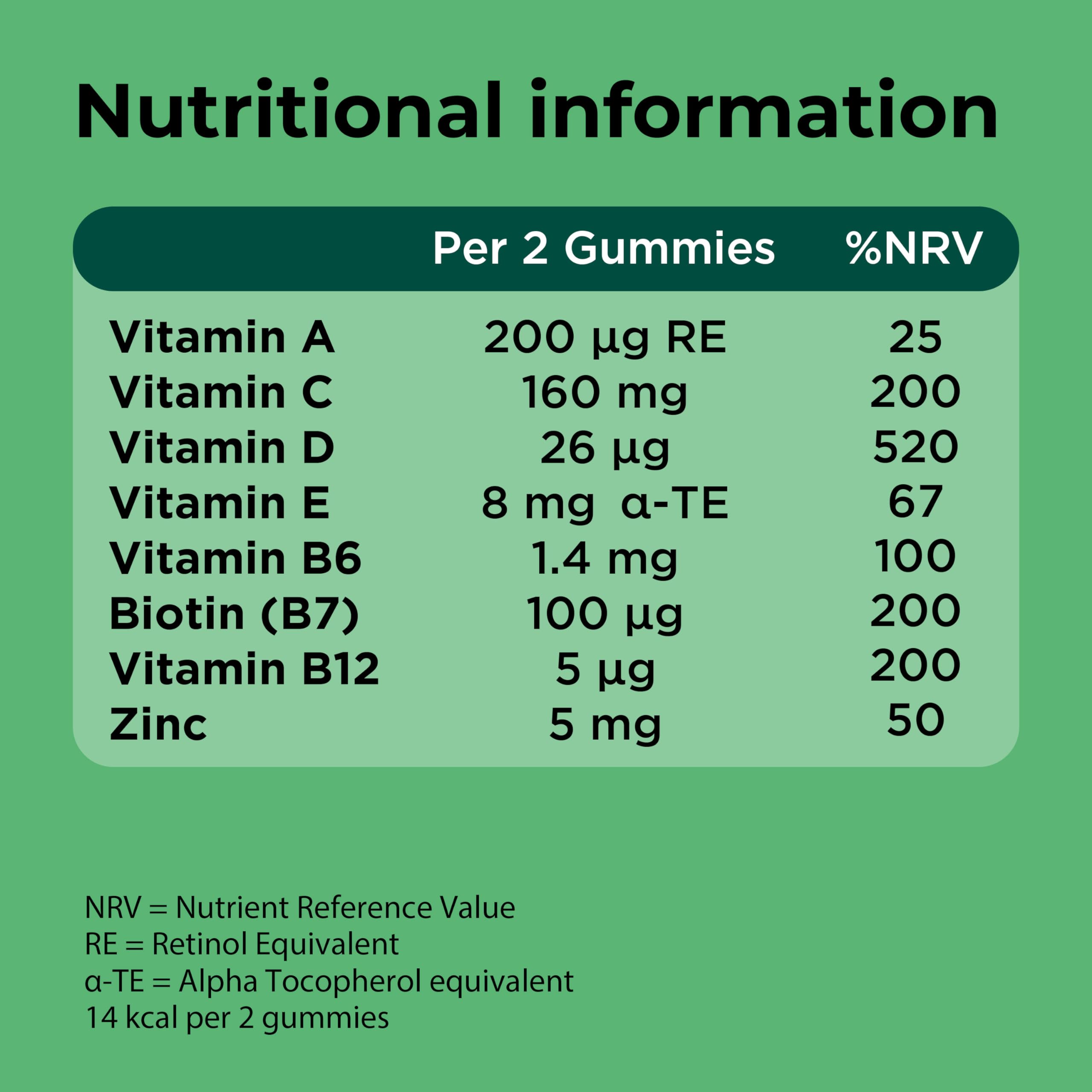 Berocca Immuno Multivitamin Gummies, Orange Flavour, 60 Gummies