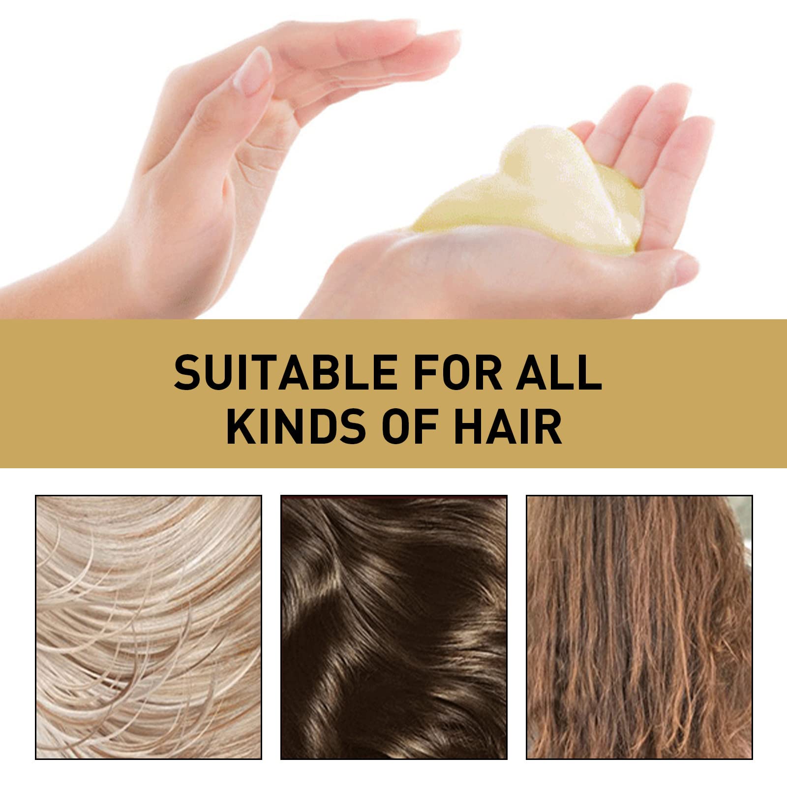 Natural Organic Ginger Shampoo Promotes Hair Growth, Anti-dandruff & Anti-itching for Hair Loss Women & Men (1pcs)