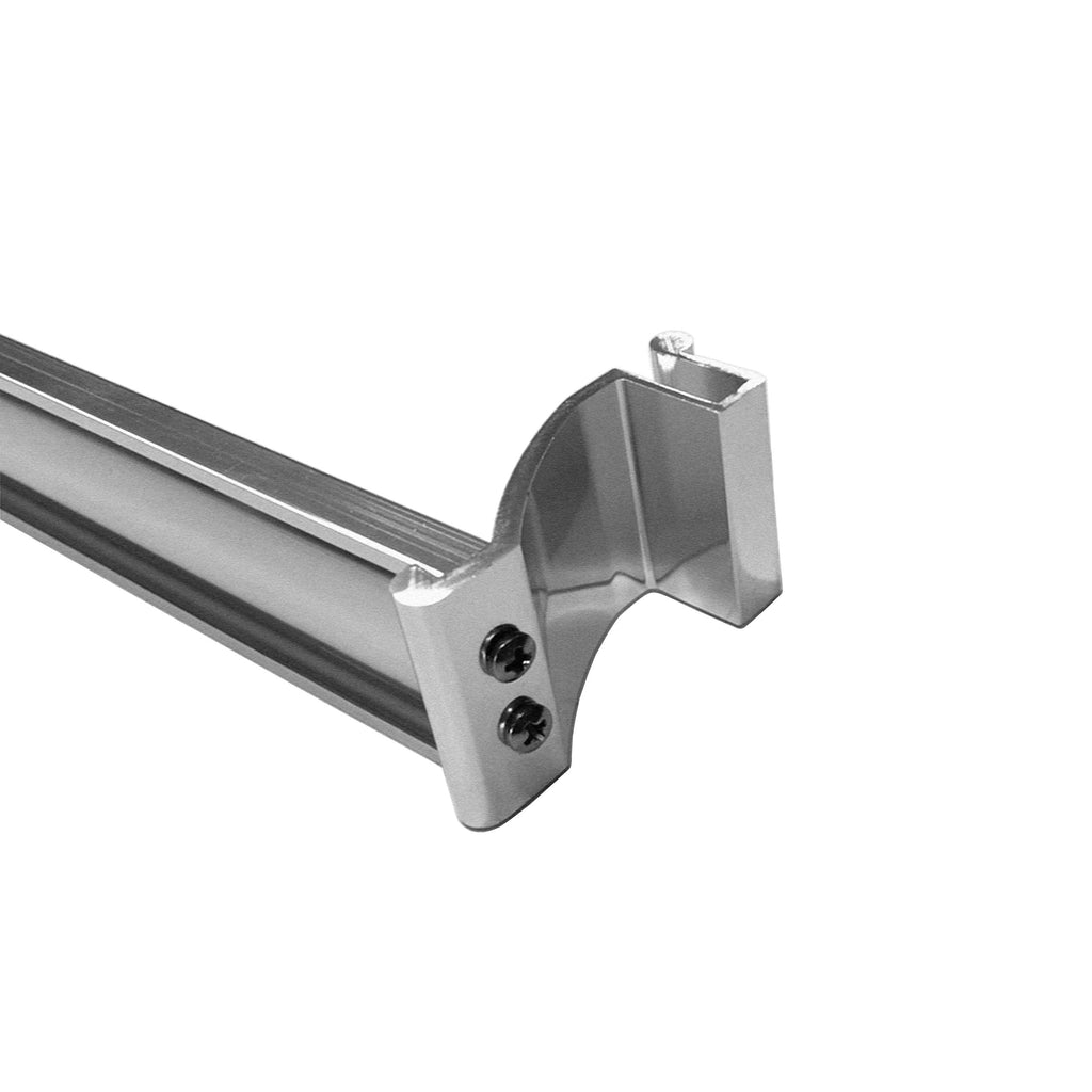 Gordon Glass Brushed Nickel Sliding Frameless Shower Door Single Towel Bar Kit - 30" long