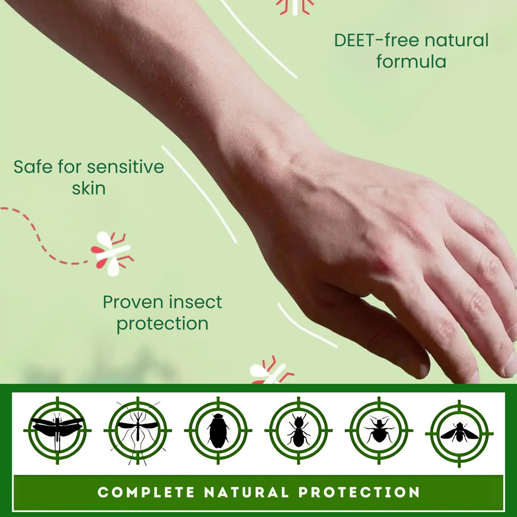 Alfresco Power Lotion 100ml – DEET-Free, Natural Insect Repellent with 20+ Essential Oils, Safe for Kids & Sensitive Skin