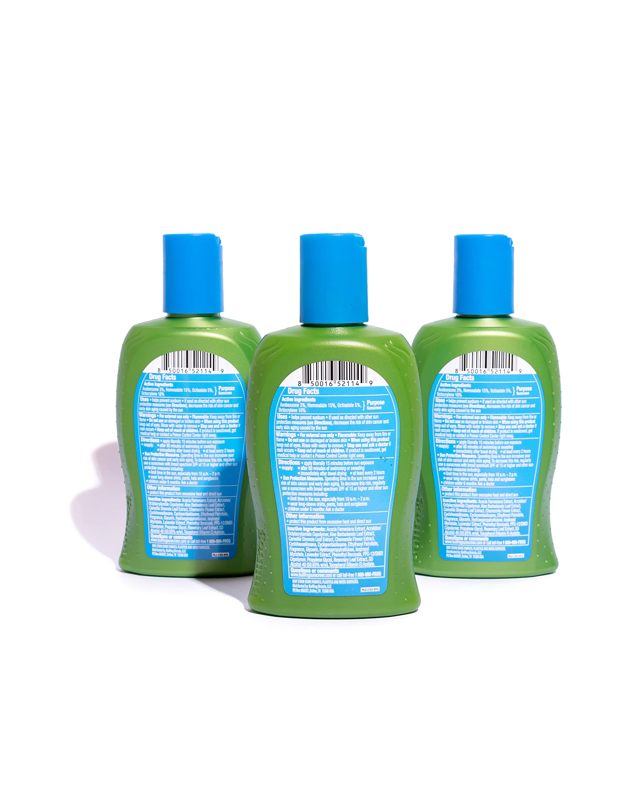 Bullfrog Quik Gel Sunscreen SPF 50 | Oxybenzone & Octinoxate Free | Broad Spectrum Moisturizing UVA/UVB, 5oz, 3 pack…