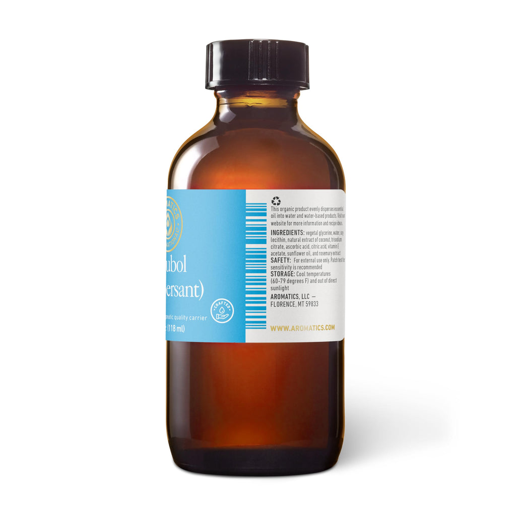 Aromatics International Solubol Dispersant Emulsifier 4 fl oz – Natural Solubilizer for Essential Oils, and Water-Based Blends 118 mL