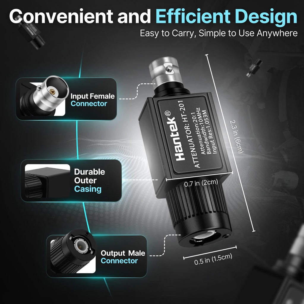 Hantek 20:1 Passive Attenuator For Pico Auto Scope Ignition WF UK, 300v Max (Original OEM Version) Injector and Primary Ignition Waveforms With Oscilloscope