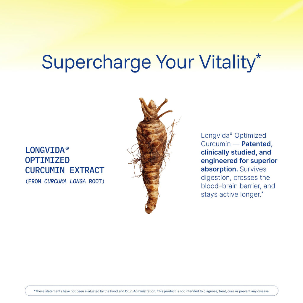 ProHealth Turmeric Curcumin Supplement: 285 Times More Bioavailable- Developed by Neuroscientists. 1000 mg Concentrated Longvida Curcumin Extract Per Serving (60 X 500mg Capsules Per Bottle)