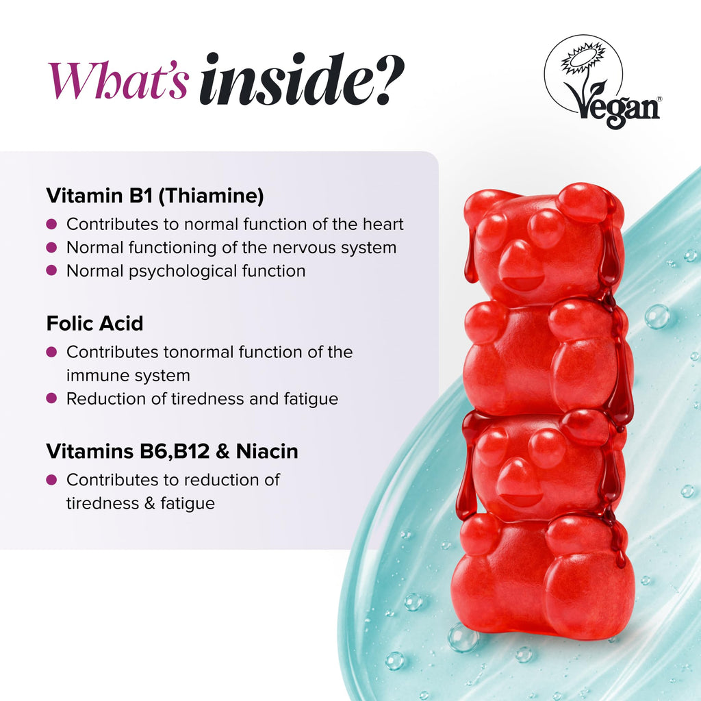 Vitamin B12 for Kids | 30 Gummies | Vitamin B Complex | Novomins