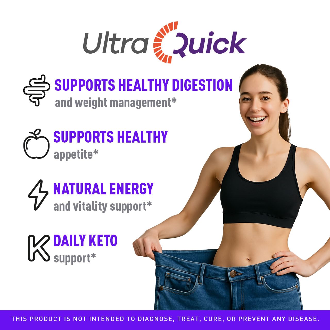 LIVORKA (5 Pack) Ultra Quick Keto ACV Gummies, UltraQuick KetoACVGummies 1050MG, UltraQuickKeto Plus ACV Gummys Support, UltraQuickKeto, UltraQuickKetoPlus Gummy, 300 Gummies for 5 Months