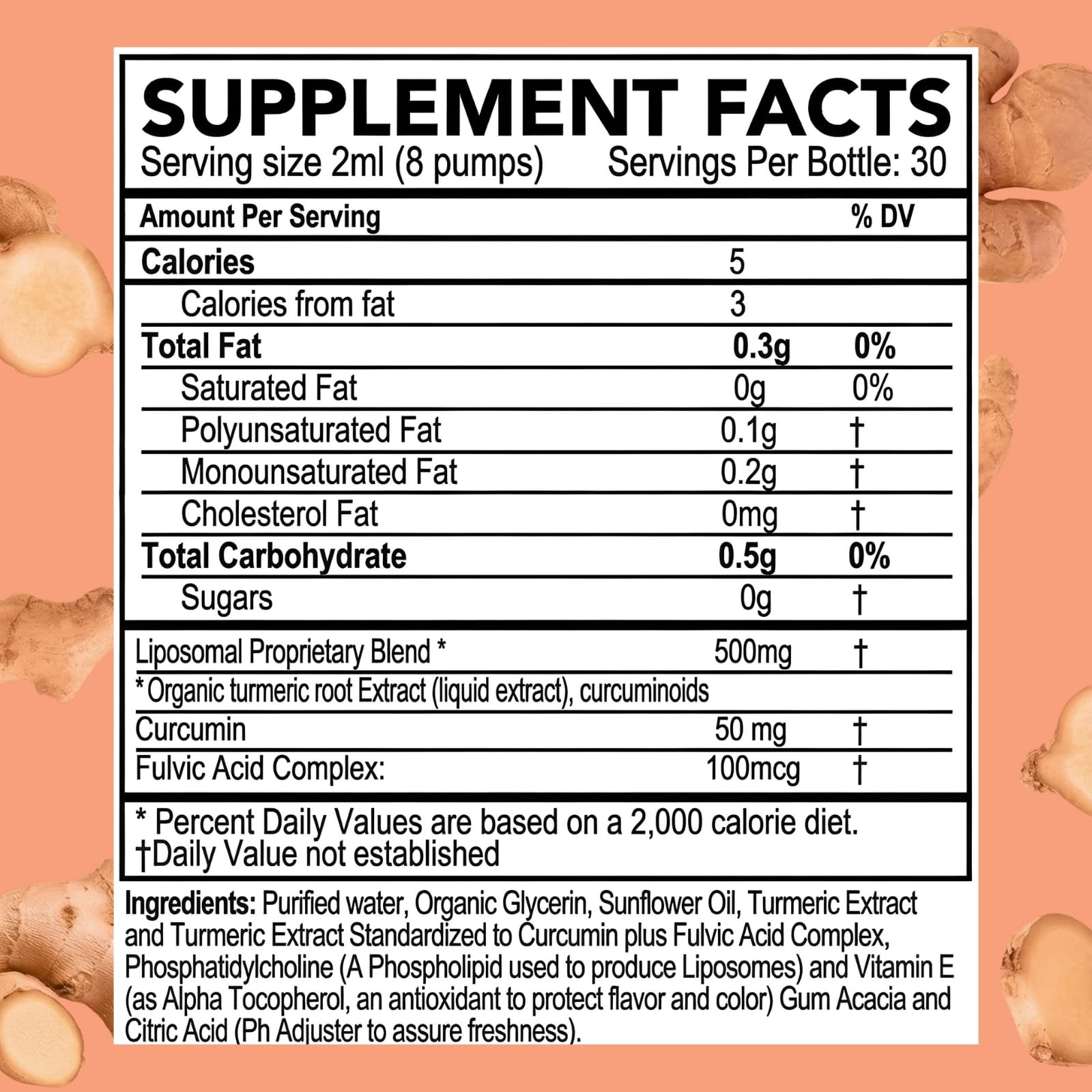 PURALITY HEALTH Liquid Turmeric with Fulvic Acid, Liposomal Enhanced Absorption, 2fl. oz (60ml) Vegan Formula Supports Joint Health & Daily Wellness, Easy-to-Use Pump - 30 Servings