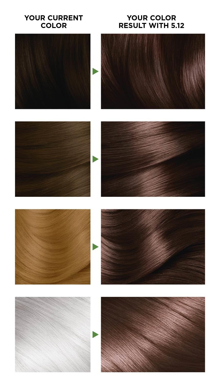 Garnier Nutrisse Ultra Crème Permanent Hair Dye, 5.12 Glacial Brown