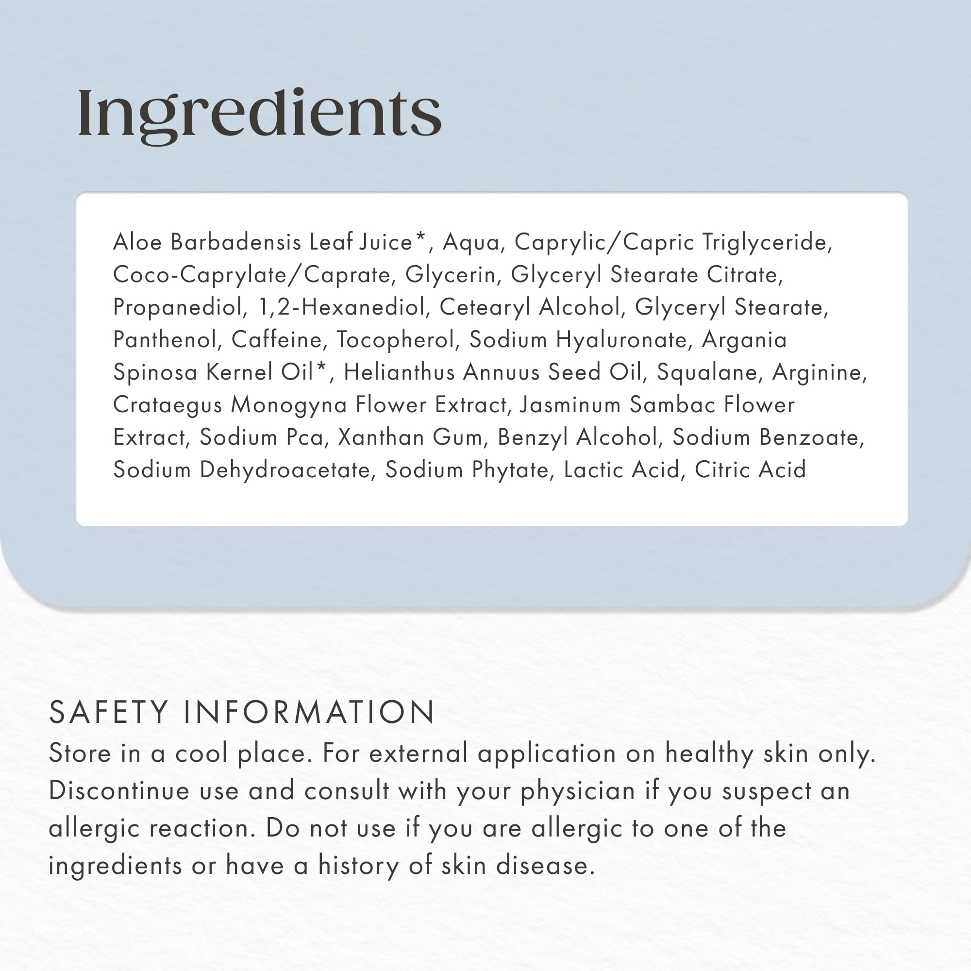Satin Naturel Eye Cream with Hyaluronic Acid, Taurine & Vitamin E 30 ml