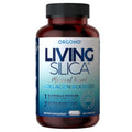 Living Silica ORGONO Mineral-Based Collagen Booster Capsules | Silica-Based | Supports Collagen & Elastin for Joint & Bone Support, Glowing Skin, Strong Hair & Nails | 120 Capsules
