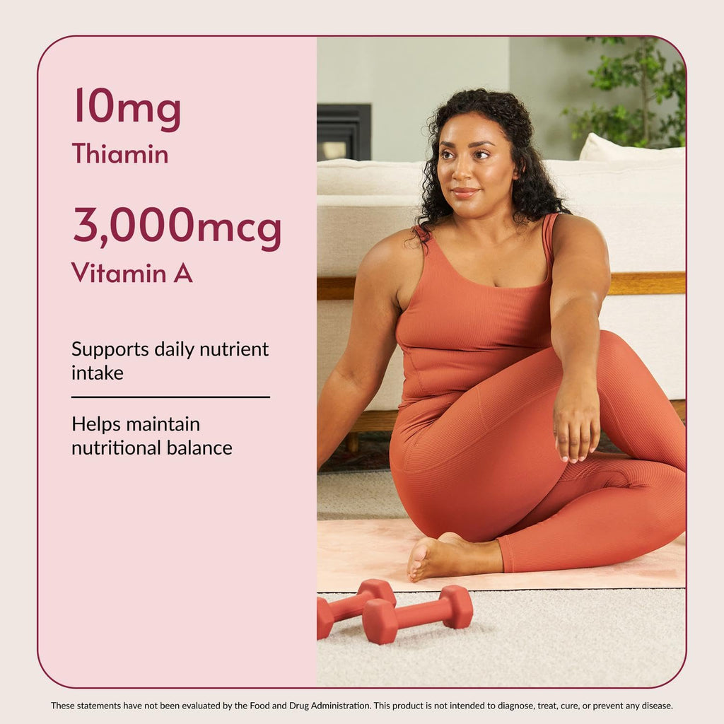 Bariatric Advantage Chewable Essential Multivitamin Without Iron - 200 DV of Key Nutrients - Trace Mineral Support - Multivitamins for Bariatric Patients - Berry - 180 Count
