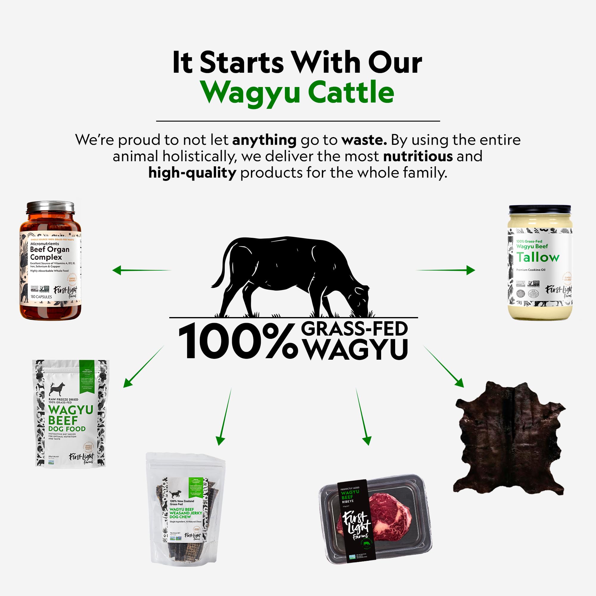 First Light Farms Grass-Fed Beef Liver Capsules | Nutrient-Dense Whole Food Nutrition, Freeze-Dried, Grassfed & Certified Humane | 180 Capsules for Energy, Immunity, and Overall Wellness