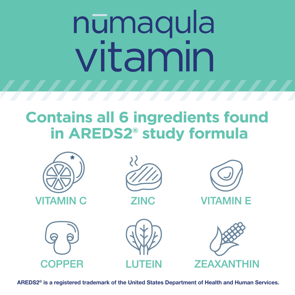 nūmaqula Eye Vitamins - 90 Capsules, 30-Day Supply
