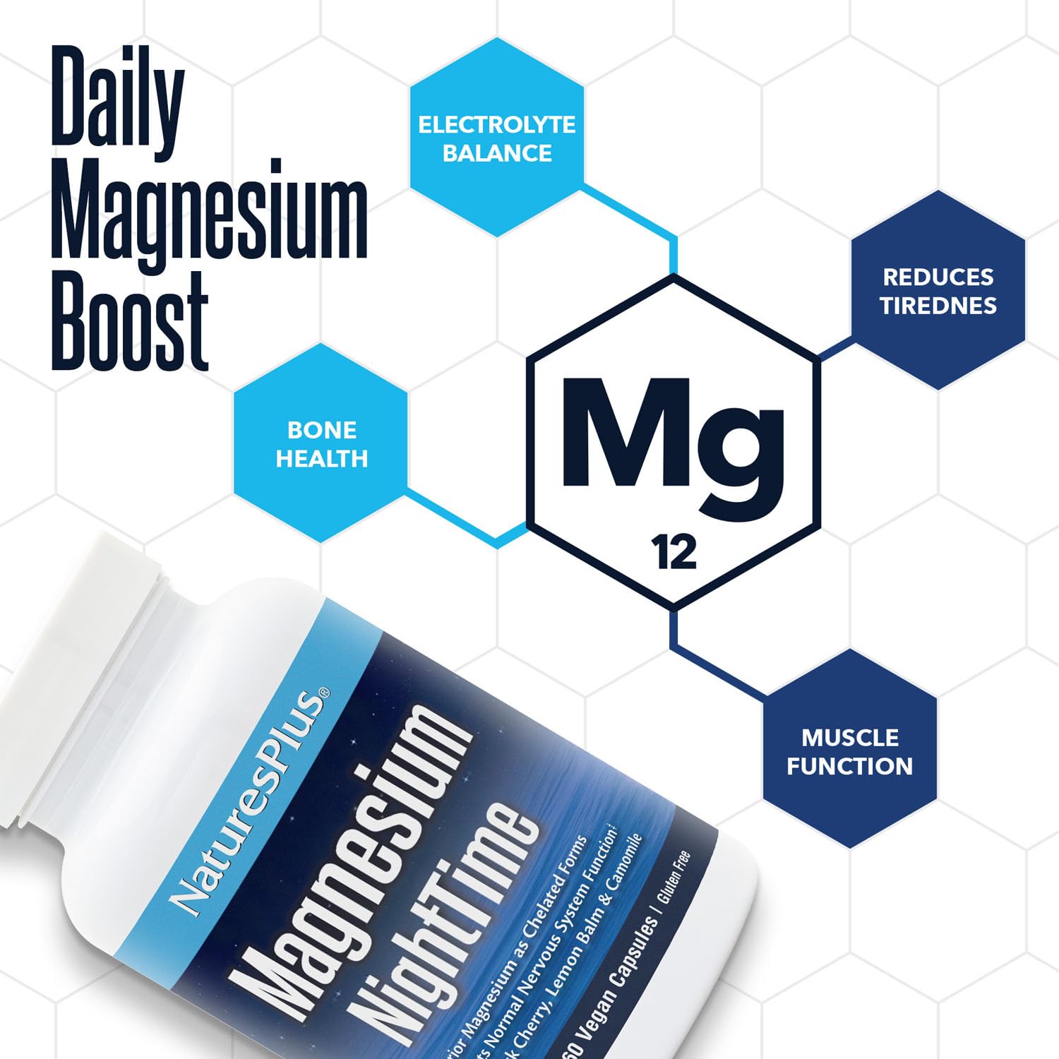 Kalmassure Magnesium Nighttime Cap 60