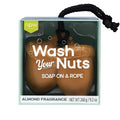 NPW-USA Hello Handsome Wash Your Nuts Soap-On-A-Rope, Nutty Almond
