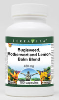 Terravita Thyroid Support - Bugleweed, Motherwort and Lemon Balm - 450 mg (100 Capsules, ZIN: 511178) - 3 Pack