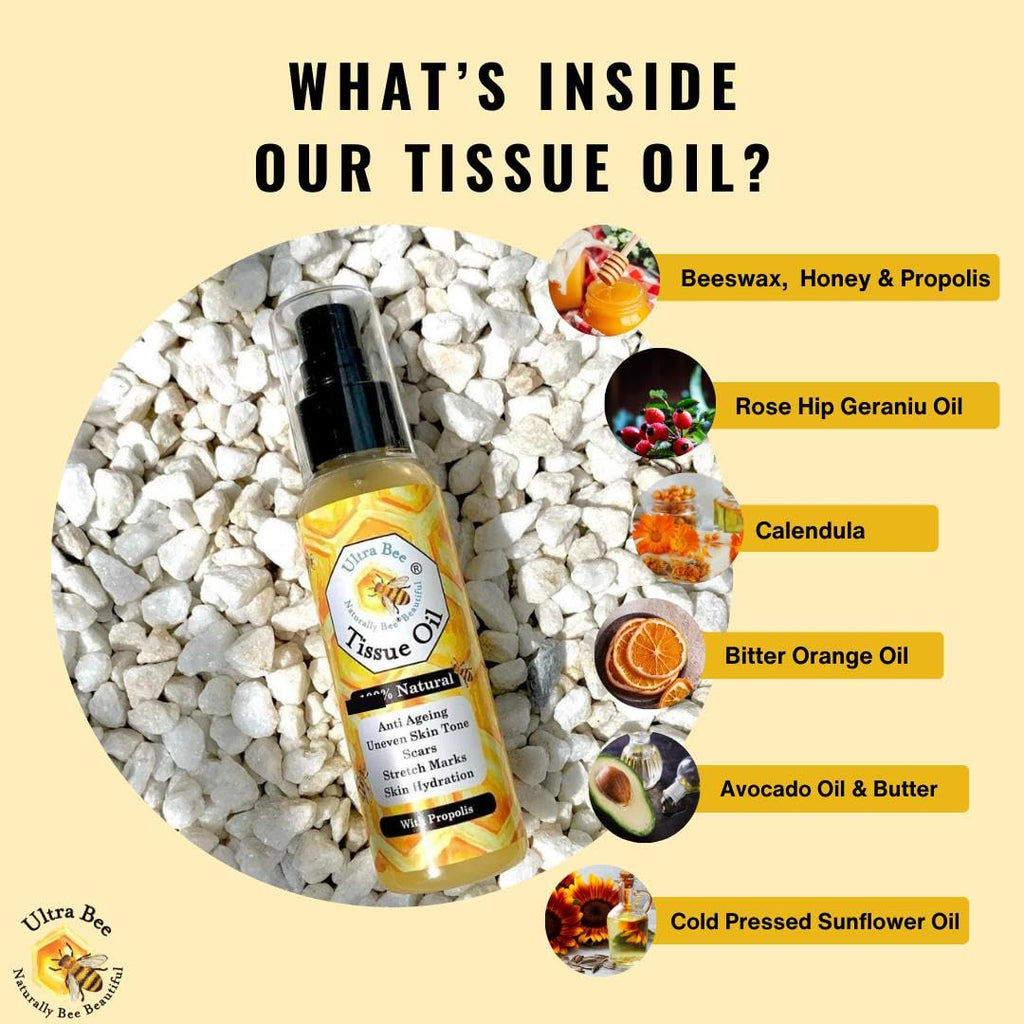 Ultra Bee Naturally Bee Beautiful 100% Natural Ultra Bee Tissue Oil