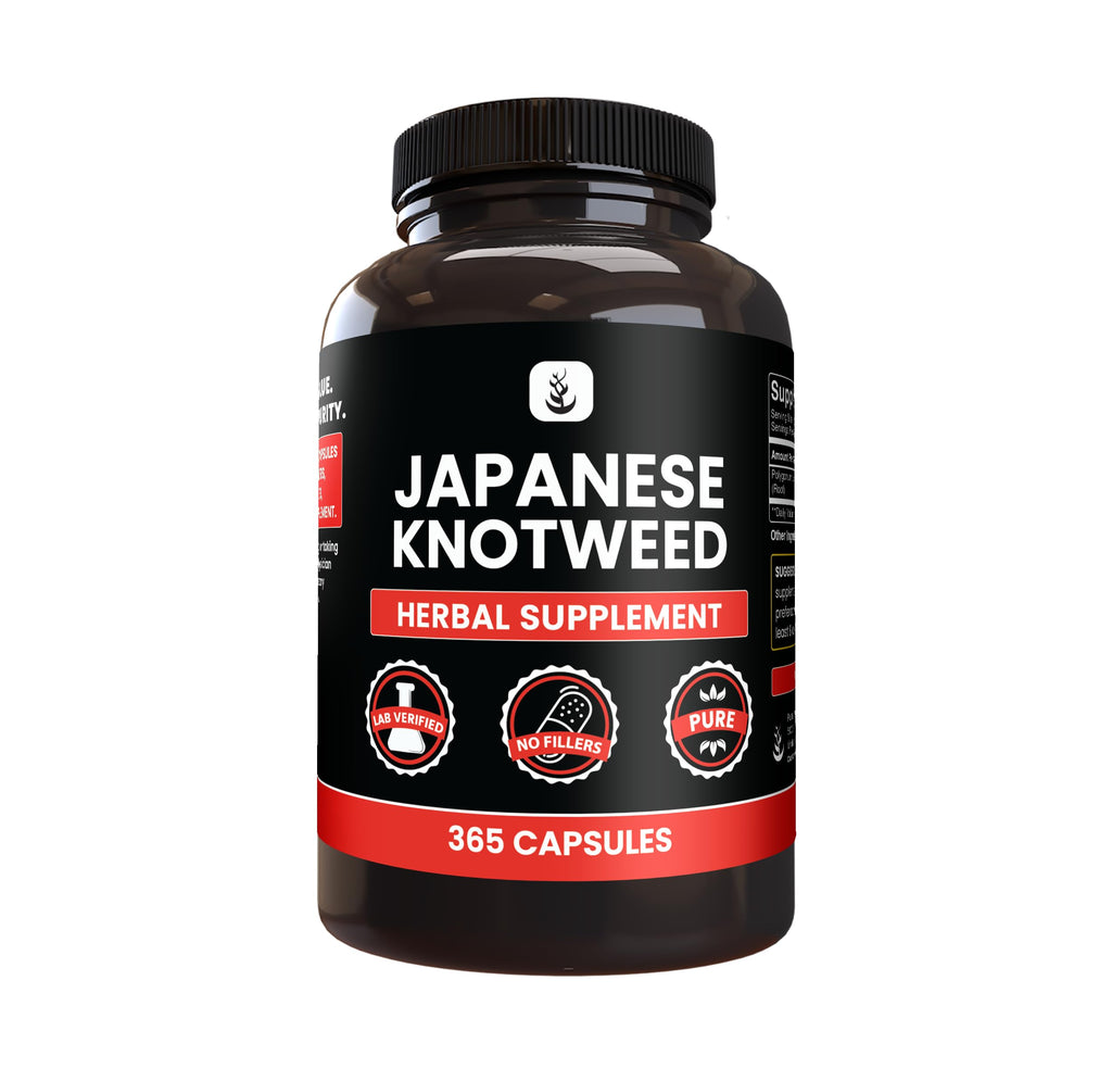 Pure Original Ingredients Japanese Knotweed, (365 Capsules) No Magnesium Or Rice Fillers