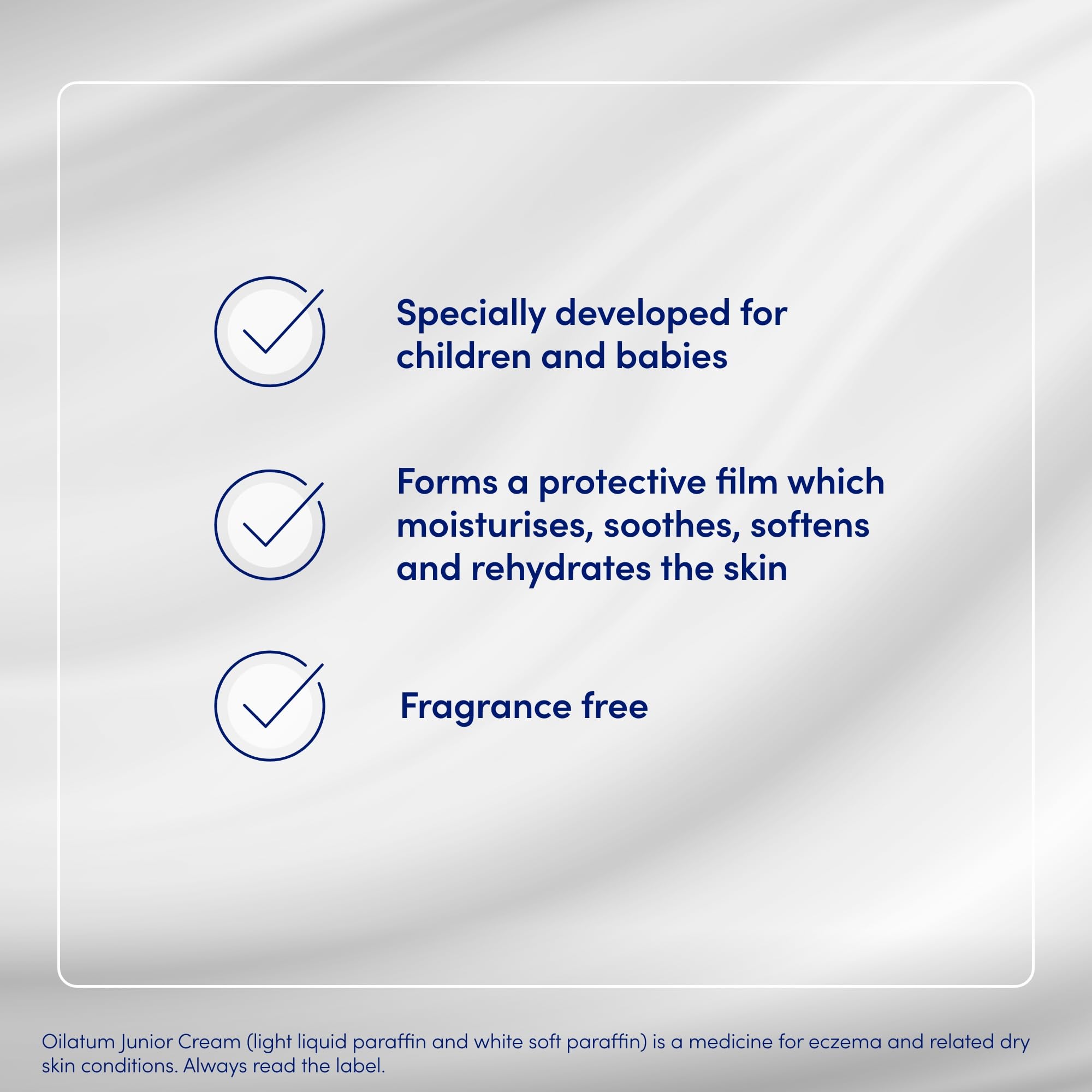 Oilatum Junior Cream, Eczema and Dry Skin Emollient for Kids, Soothing and Hydrating Moisturizer for Sensitive, Itchy Skin, Dermatologist Recommended Relief for Irritated Skin, 1 x 150g