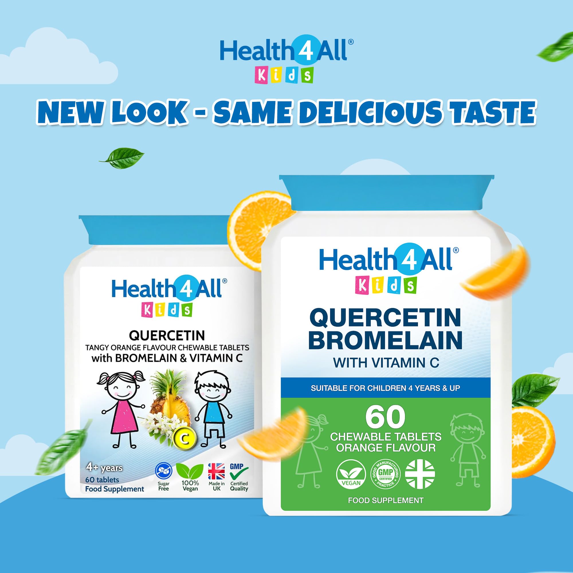 Kids Quercetin with Bromelain, 60 Chewable Tablets, Immune Balance Support