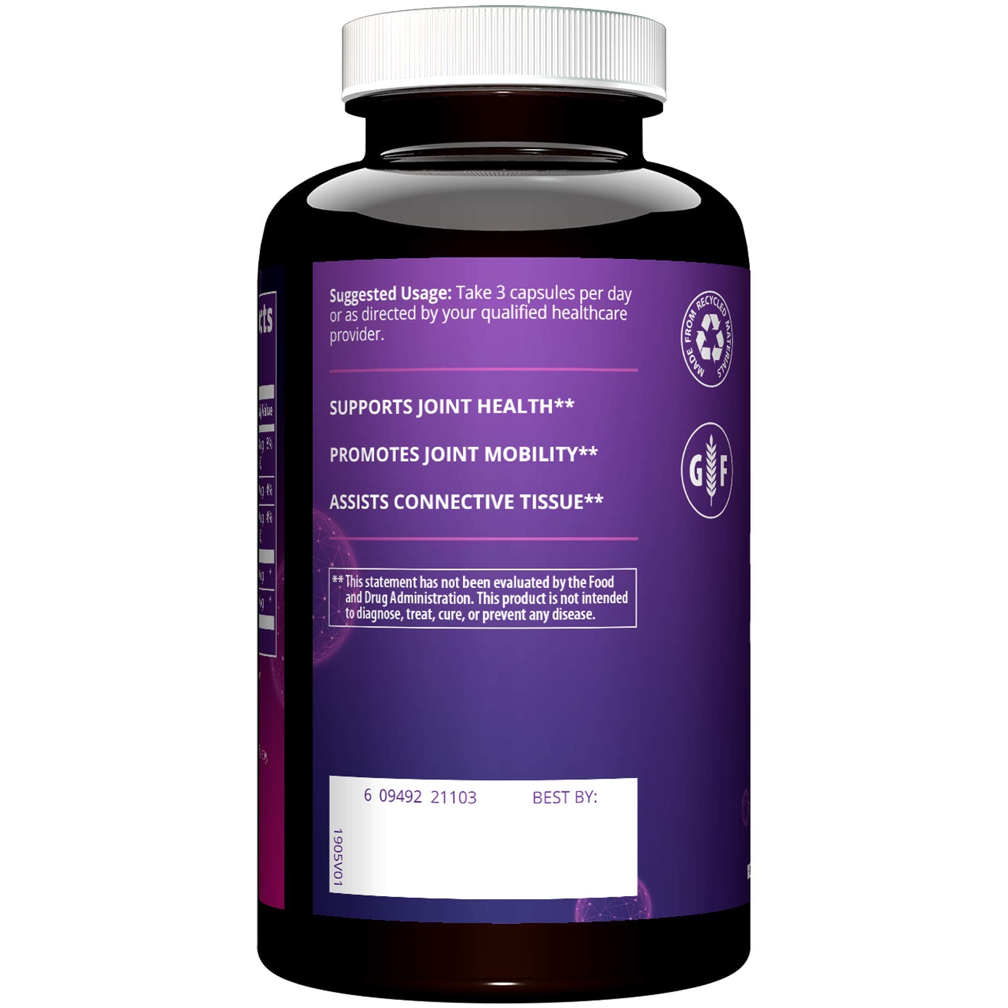 MRM Nutrition Glucosamine 1500mg & Chondroitin Sulfate 1200mg - 60 Servings