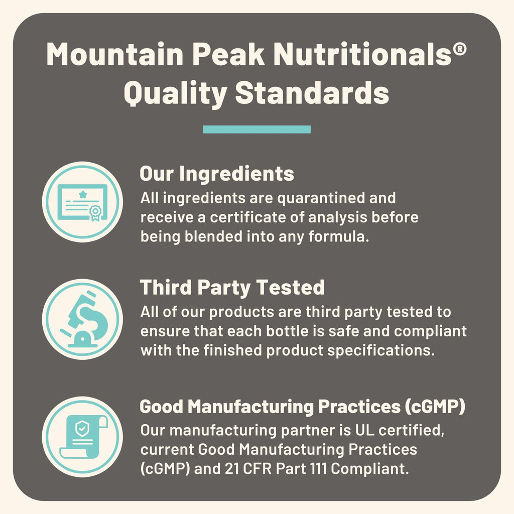Mountain Peak Nutritionals Adrenal B Complex Ashwagandha B6 B12 90ct