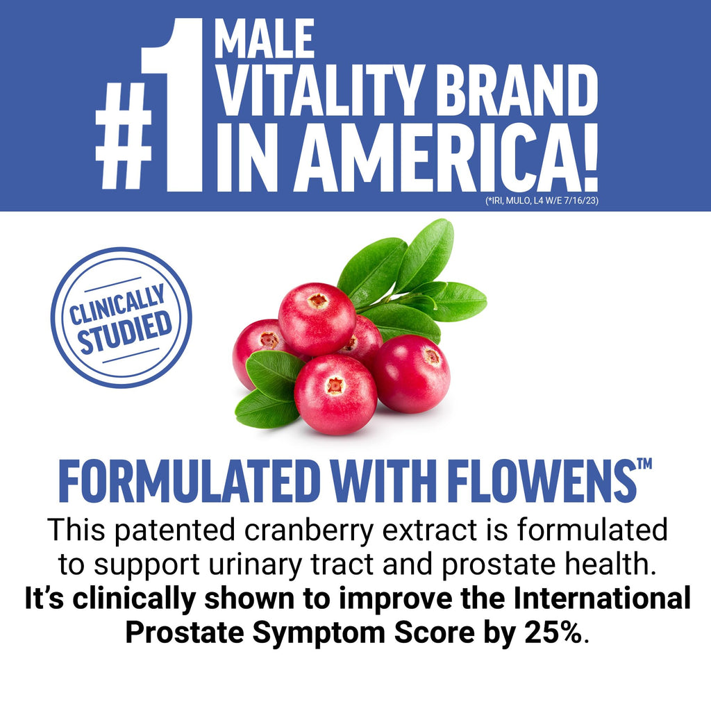 Force Factor Prostate Advanced, Health Supplement for Men for Reducing Nighttime Bathroom Trips, Bladder & Urinary Relief, with Saw Palmetto, Beta-Sitosterol, 180 Tablets (1-Pack)