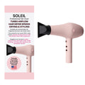 L’Ange Hair Soleil Professional Hair Dryer | Fast Drying Ionic Blow Dryer for Frizz-Free Results | 3 Heat Settings with Cool Shot Feature | Lightweight Hairdryer with Concentrator 1875W | Blush
