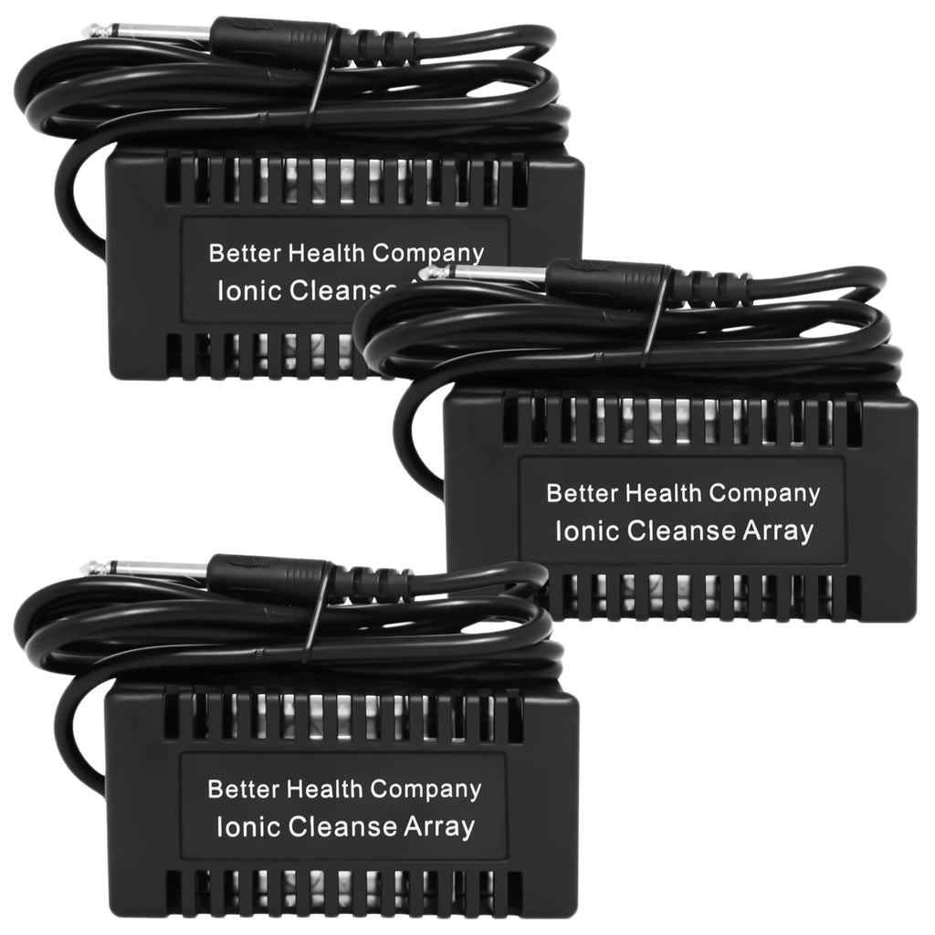 BHC Arrays for Ionic Detox Foot Bath | Rectangular Black Ionic Cleanse Detox Foot Spa Arrays | Stainless Steel Arrays for Ionic Foot Bath Detox Machine | Ion Foot Bath Detox Machine Array (Pack of 3)
