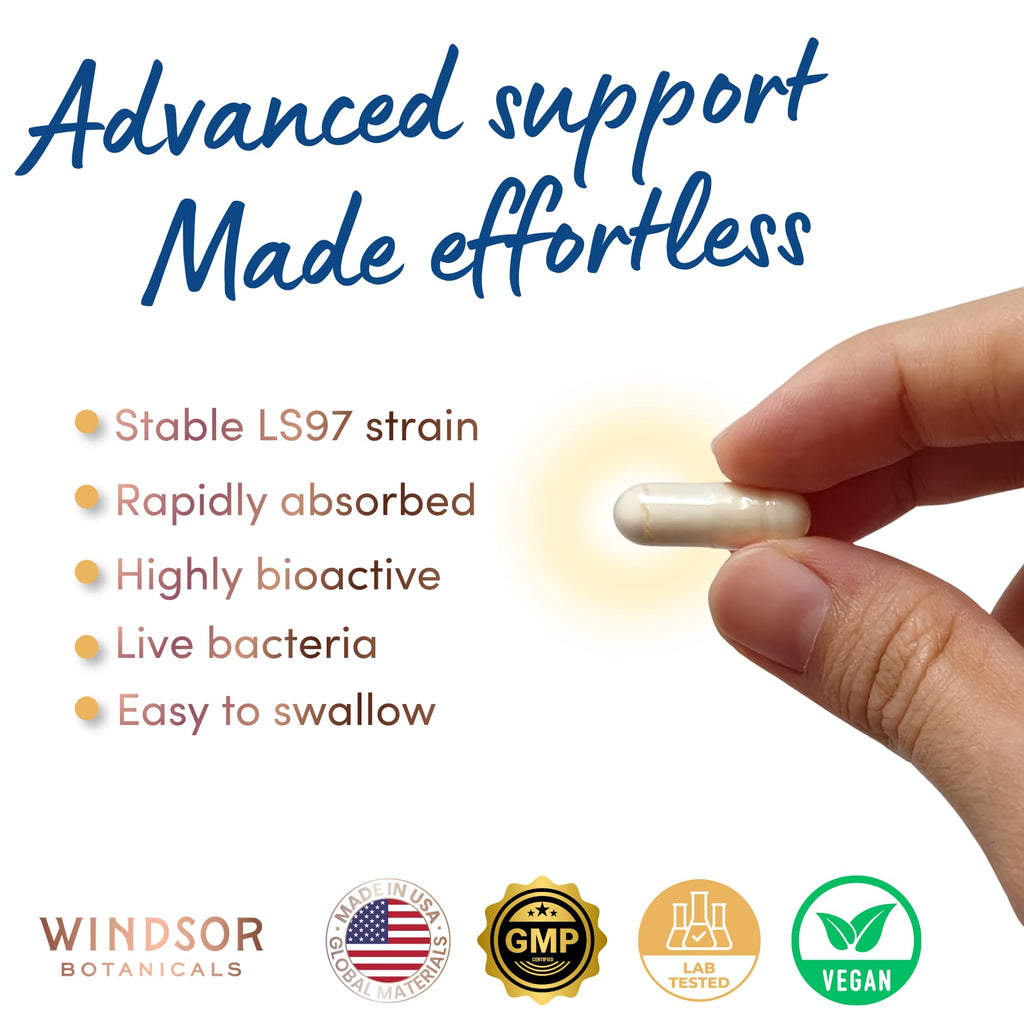 Lactobacillus Salivarius Probiotic - 24bn CFU L Salivarius Dental Probiotics for Teeth and Gums - Bad Breath Treatment for Adults, Immune Support, Digestive Health - 60 Oral Probiotic Capsules