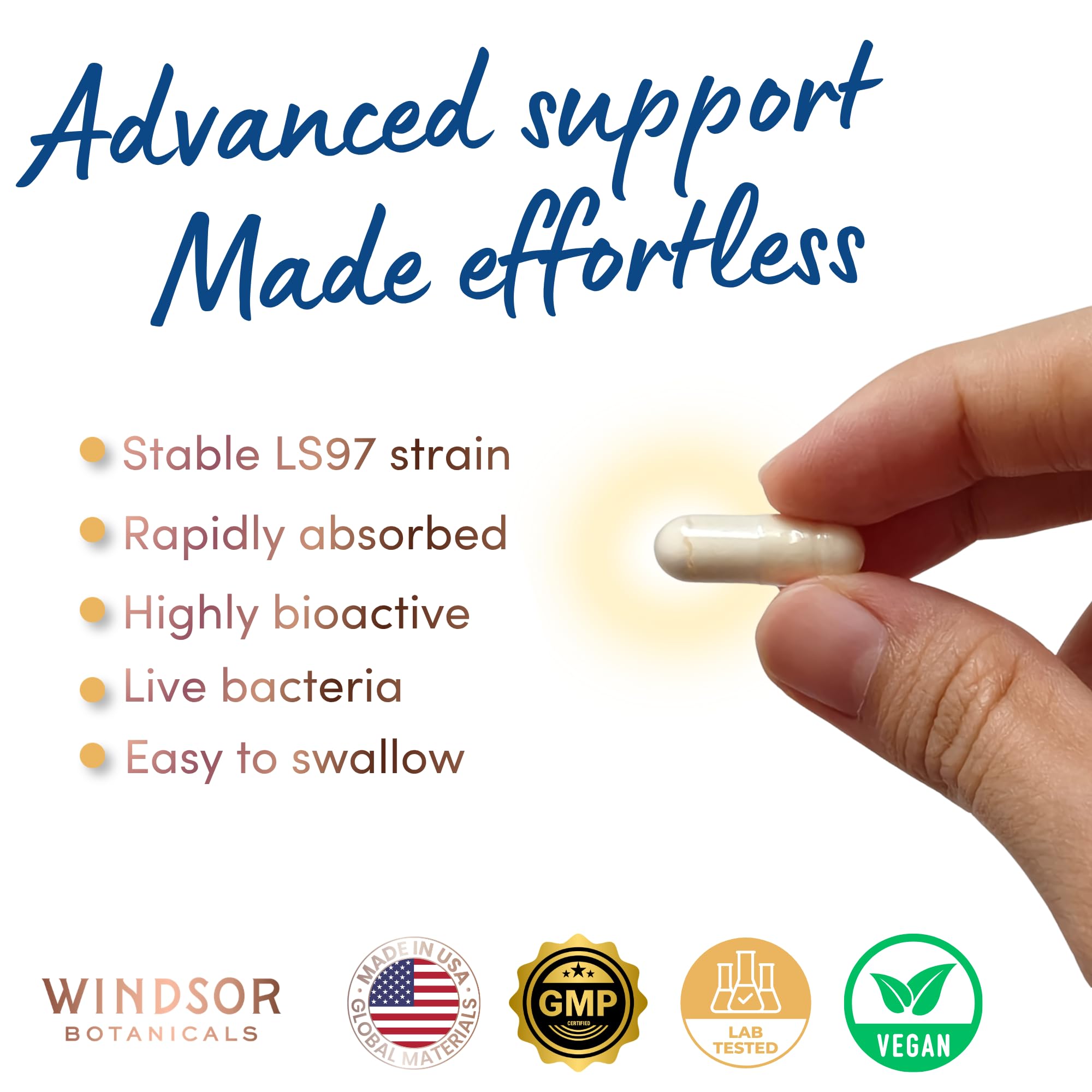 Lactobacillus Salivarius Probiotic - 24bn CFU L Salivarius Dental Probiotics for Teeth and Gums - Bad Breath Treatment for Adults, Immune Support, Digestive Health - 60 Oral Probiotic Capsules