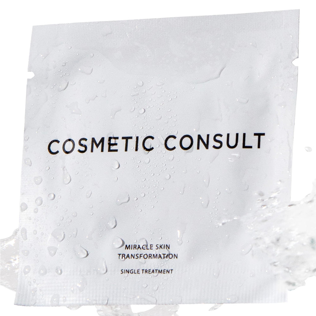 Cosmetic Consult Miracle Skin Transformation By Ashley Stobart | Rejuvenates & Refreshes Skin Overnight, Smooths Wrinkles & Acne, Boosts Collagen, Anti-Ageing Skin Cleanser | 1 x Single Wipe