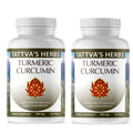 Tattva's Herbs Turmeric Curcumin 2-Pack (240 Capsules Total, 500mg) | Premium Supercritical CO2 Extract with Black Peppe