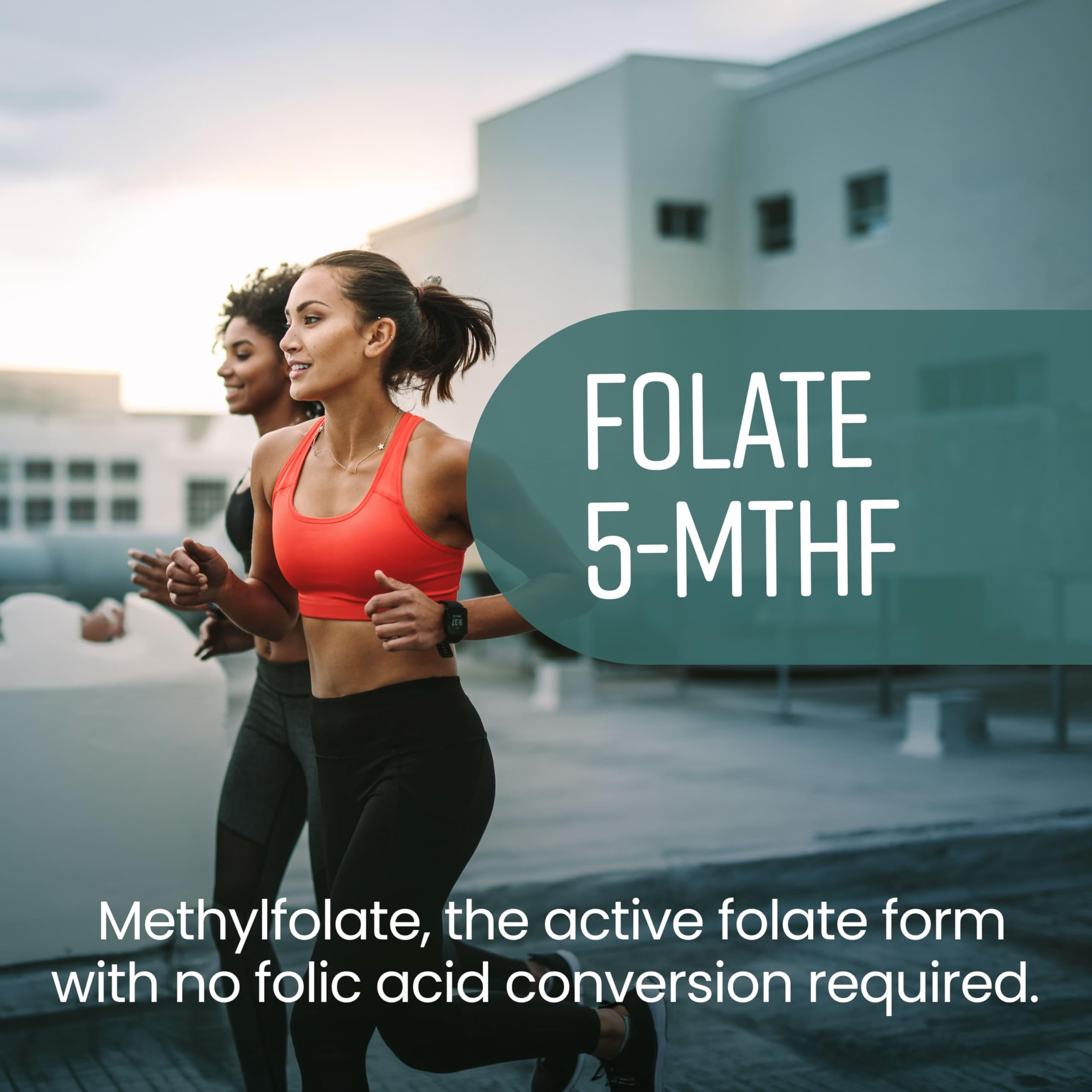 Vitamin B Complex High Strength Methylated B Vitamins | B6 Vitamins with Folate & B12 Supplements | Complete Complex with 12 Active Nutrients | Not Liquid Drops Or Spray | Vitabright