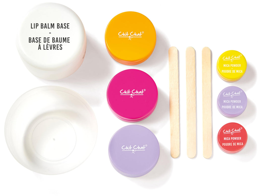 Chit Chat Lip Laboratory - Make Your Own Lip Balm Gift Set - Vegan & Cruelty-Free - Gift for Girls