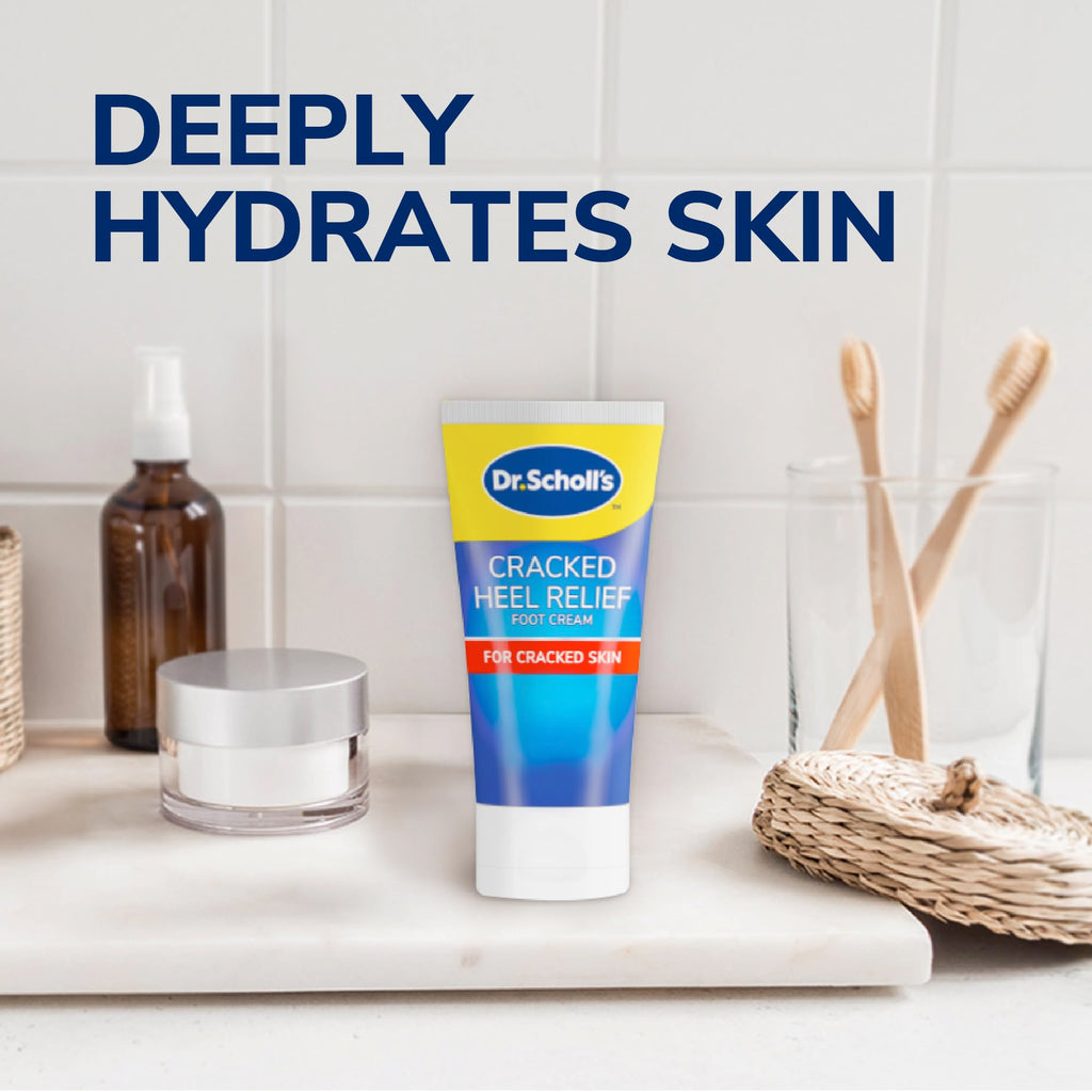 Dr. Scholl's Cracked Heel Complete Cream with Repair K+, 60ml - Moisturising Treatment Cream for Cracked Heels and Dry Skin with Keratin- 1 x 60 ml