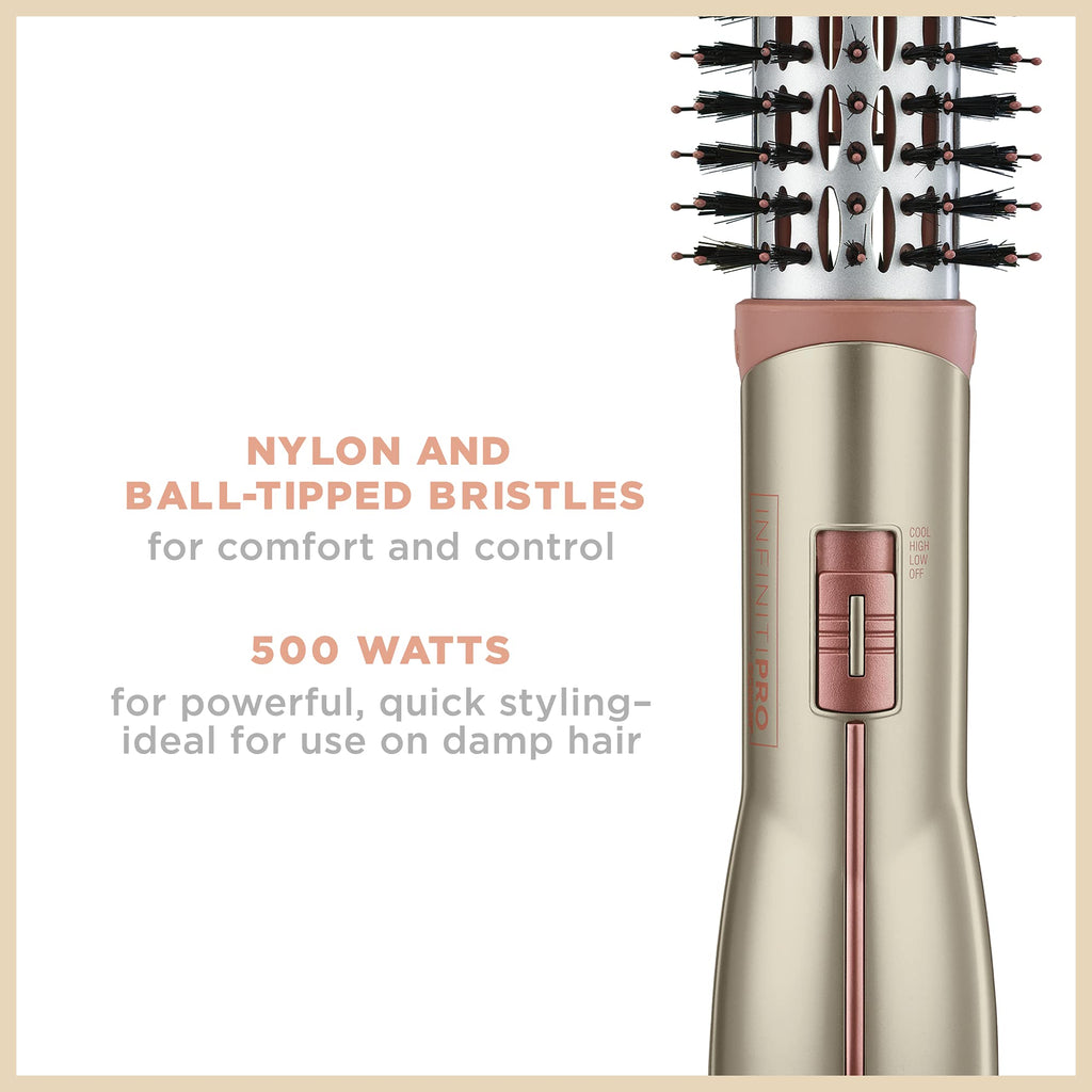 CONAIR INFINITIPRO Frizz Free 1 1/2-inch Hot Air Brush, Dryer Brush
