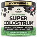 Immerge Health Super Colostrum Capsules - 120 Count High IgG Bovine Supplement for Gut Health, Hair Growth, Bloating & Immunity - 100% Grass Fed First Milking, Tasteless & Travel Friendly, USA Made