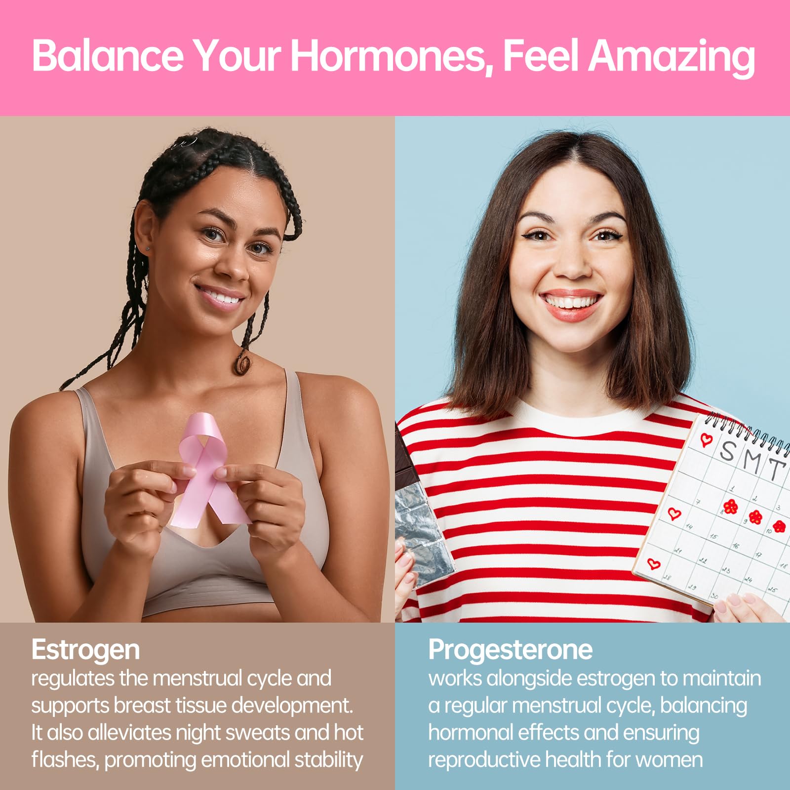 purmeo DIM Supplement for Women - Hormonal Balance Support for PMS, Mood, Bloating & Menopause Relief with Flaxseed, Vitamins & Herbal Extracts, Vegan, Non-GMO