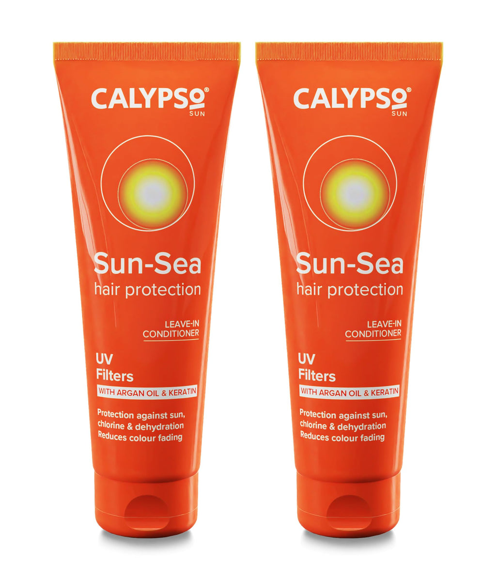 Calypso Sun-Sea Hair Protection - Multipack 2 × 100ml ǀ Contains Argan Oil, Chlorine and Dehydration Protector