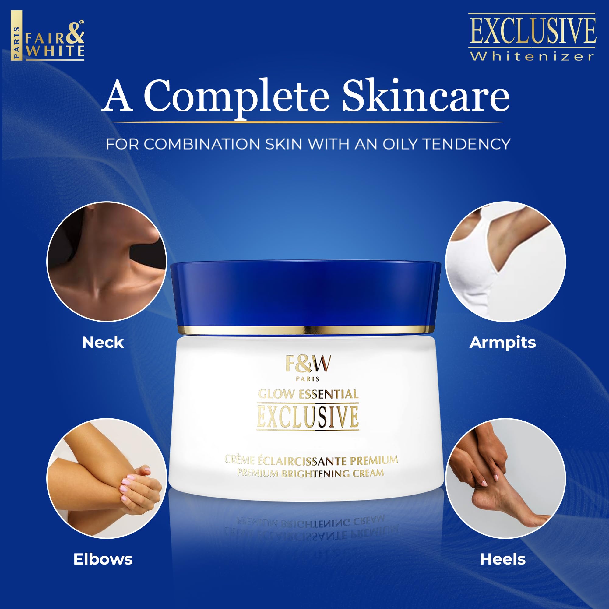 Fair & White Exclusive Fade Face & Body Cream, 200ml / 6.76fl.oz.