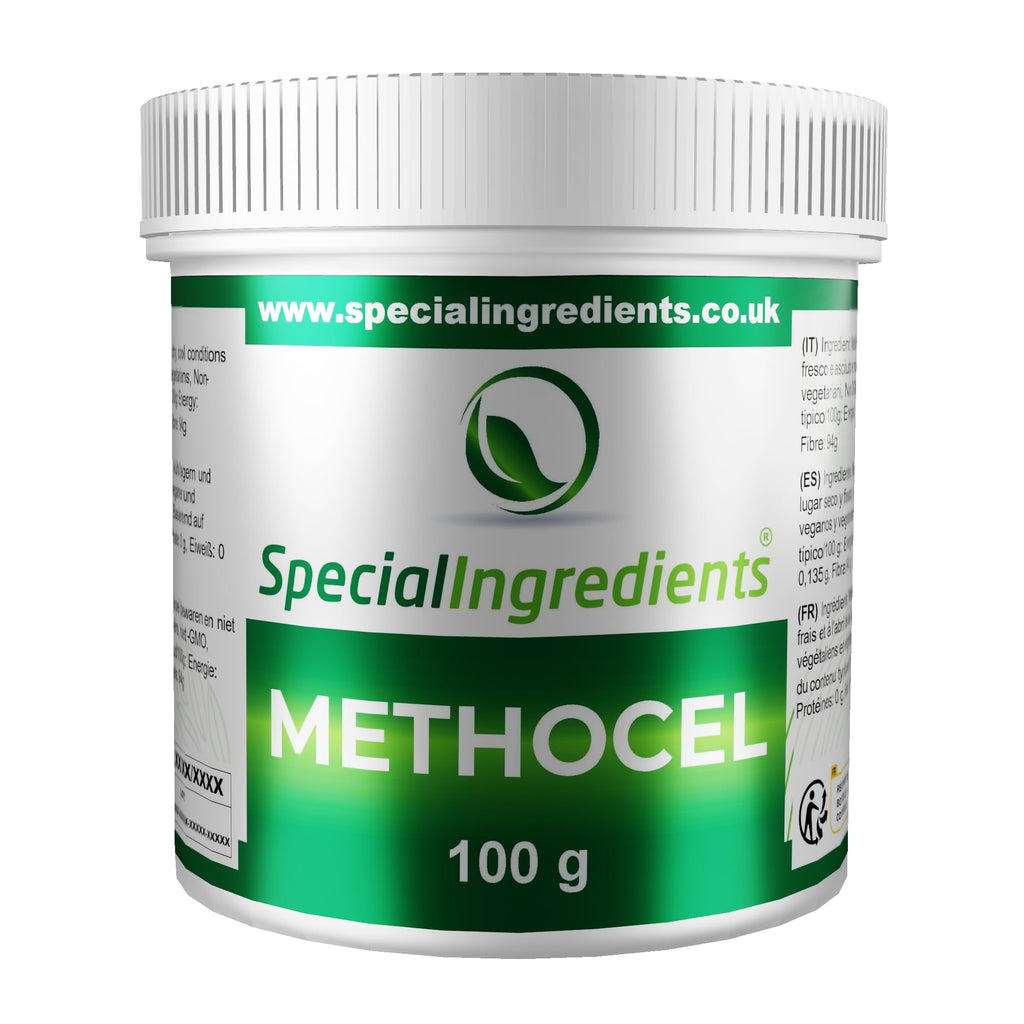 Methocel Methylcellulose 100g Premium Quality Food Grade, Vegan, Non-GMO, Gluten Free – Recyclable Container