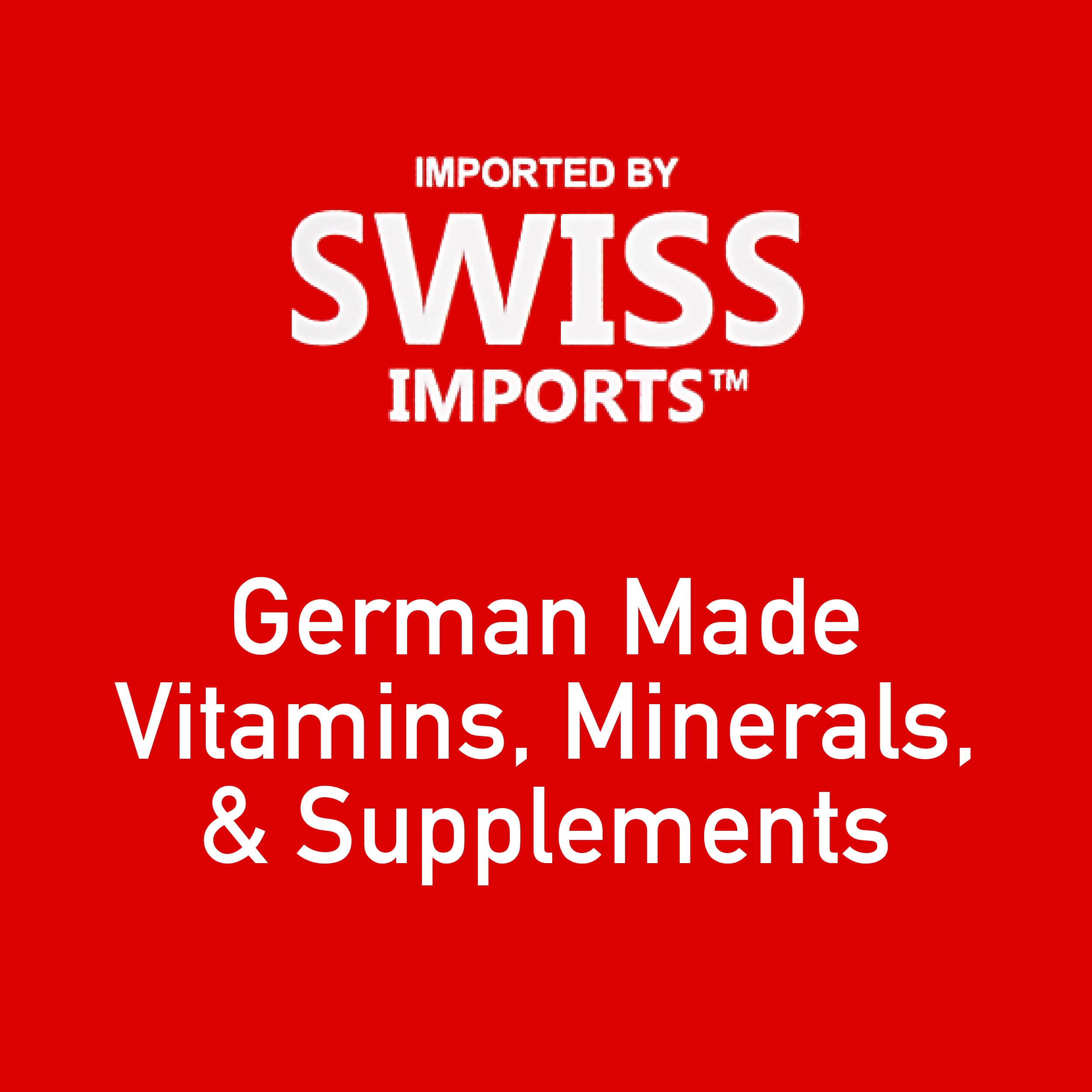 Swiss Imports Effervescent Magnesium + B Complex Dietary Supplement, 6-Pack, 120 Tablets