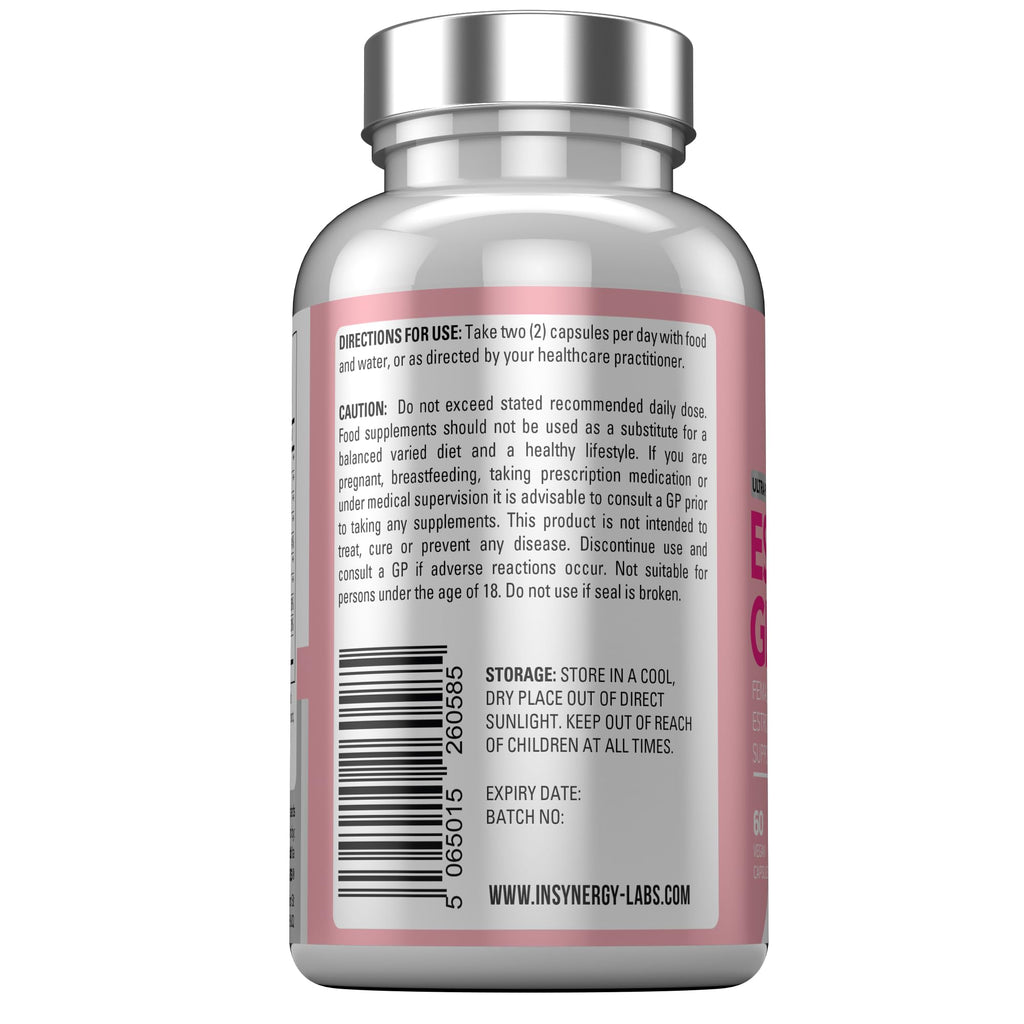 EstroGenix – Estro Balance Tablets for Women High Strength Estro Complex Supplement, 60 Vegan Capsules