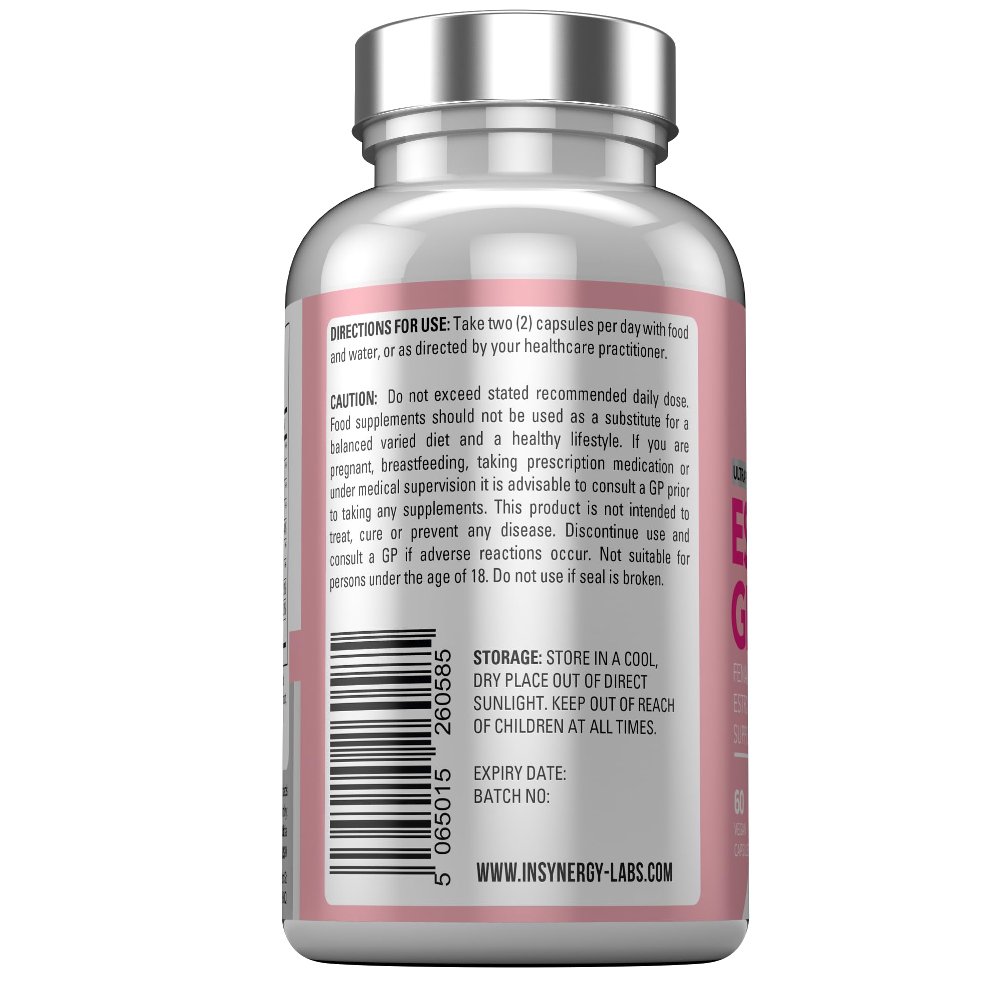 EstroGenix – Estro Balance Tablets for Women High Strength Estro Complex Supplement, 60 Vegan Capsules