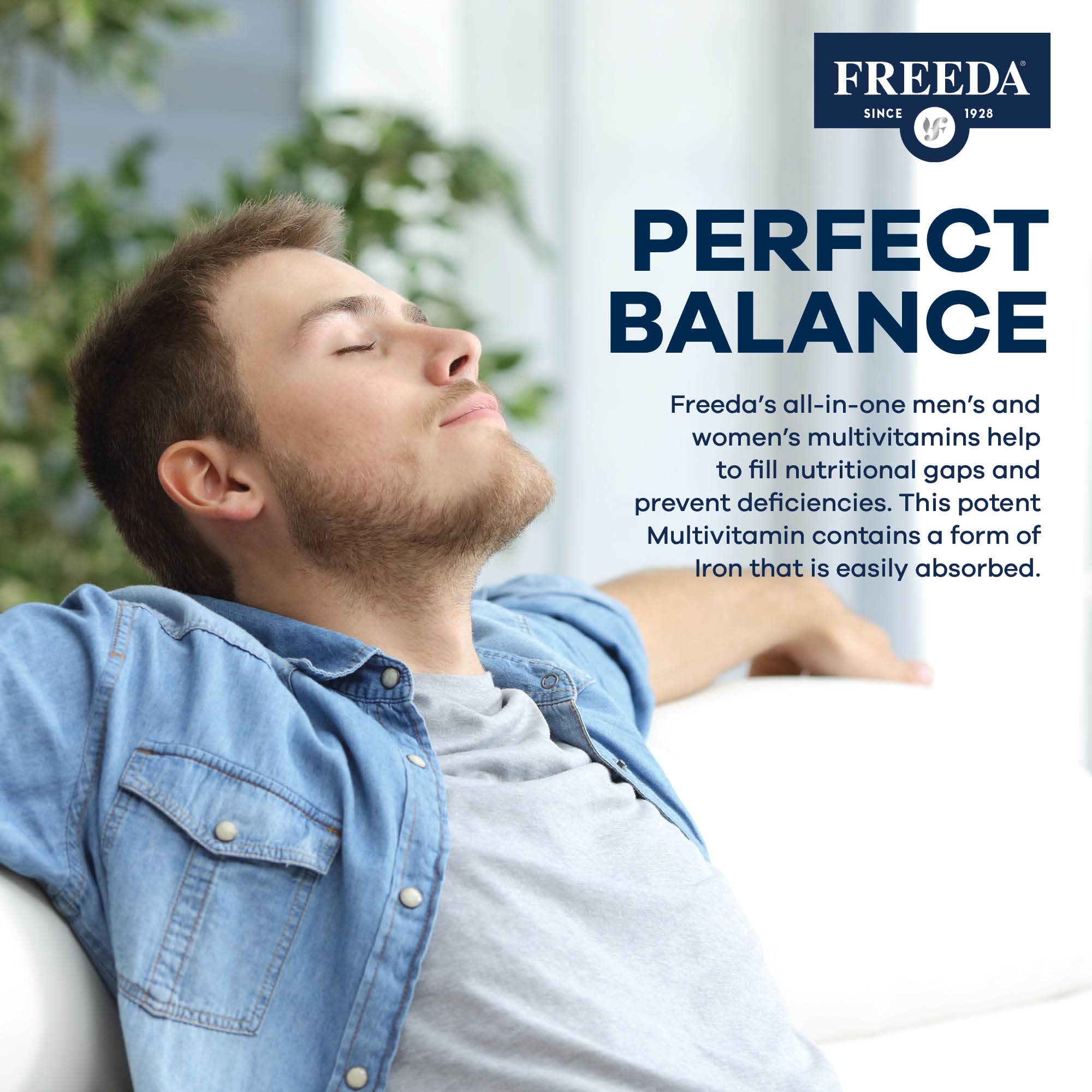 FREEDA Multivitamin – Quintabs-M with Iron – Kosher Multi Vitamins Supplements for Women Health - Multivitamins for Women & Iron-Deficient Men – Daily Vitamins for GLP-1 Users (250)